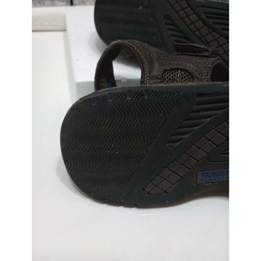 Men’s Nunn Bush Dual Comfort Open Toed Sandals W/ Two Straps Size 12
